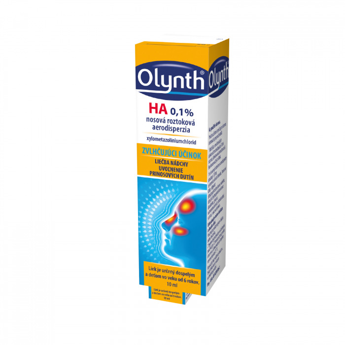 Olynth® HA 0,1 %, nosová roztoková aerodisperzia, 10 ml. V akcii aj iné lieky Olynth®