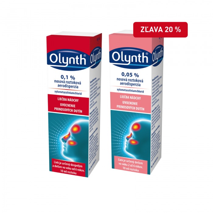 Olynth 0,1 % 10 ml alebo Olynth 0,05 % 10 ml pre deti