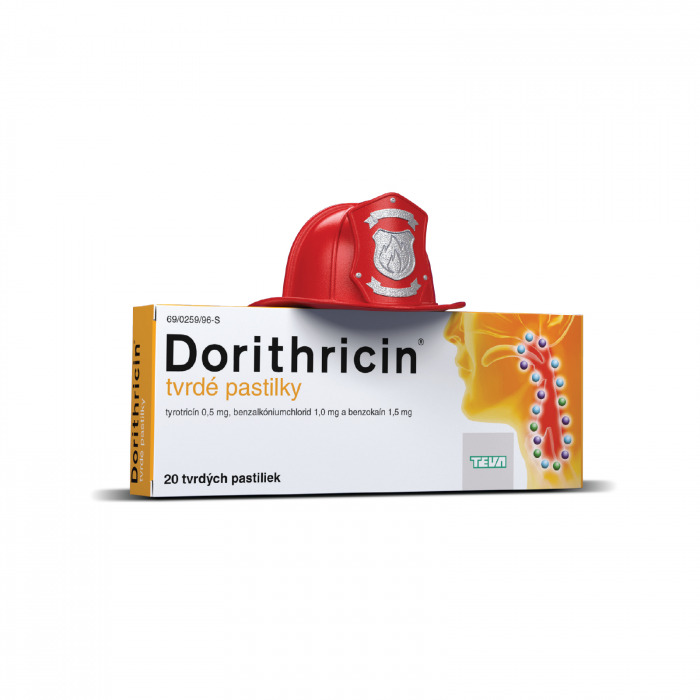 Dorithricin, 20 tvrdých pastiliek