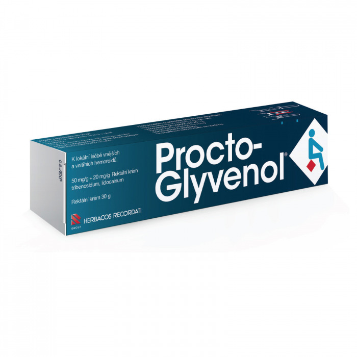 PROCTO-GLYVENOL®, 5 % + 2 %, rektálny krém 30 g