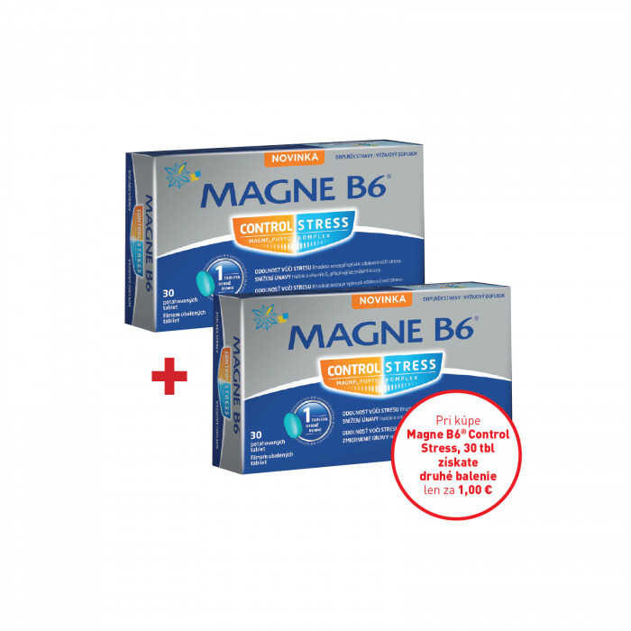 Magne B6® Control Stress, 30 tbl + Magne B6® Control Stress, 30 tbl