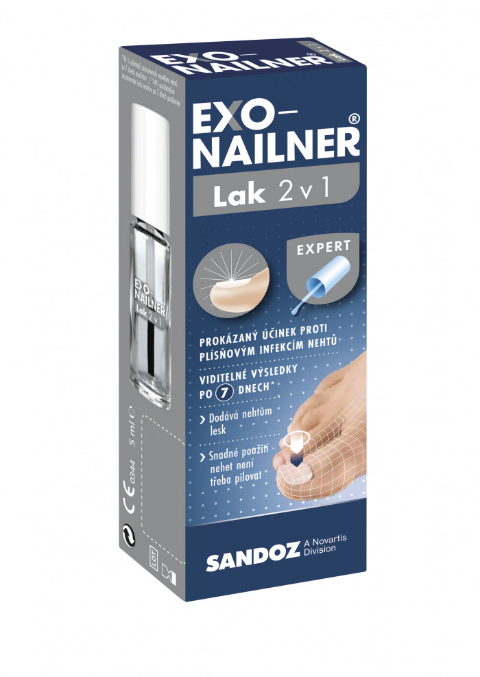 Exo-Nailner lak 2 v 1, 5 ml