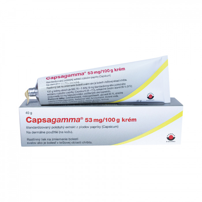 Capsagamma® krém, 40 g 53 mg/100 g