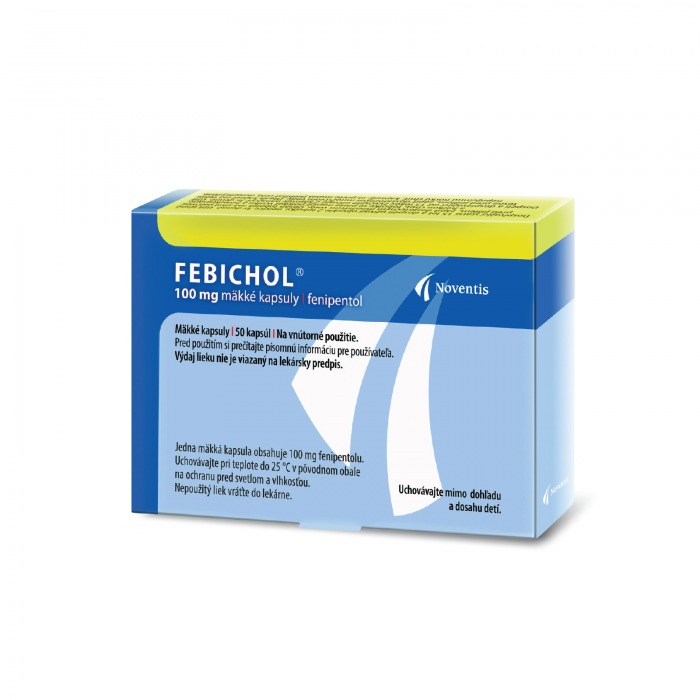 FEBICHOL, 100 mg mäkké kapsuly, 50 cps