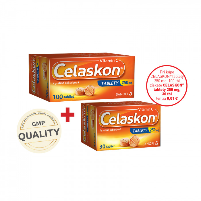 CELASKON® tablety 250 mg, 100 tbl + CELASKON® tablety 250 mg, 30 tbl