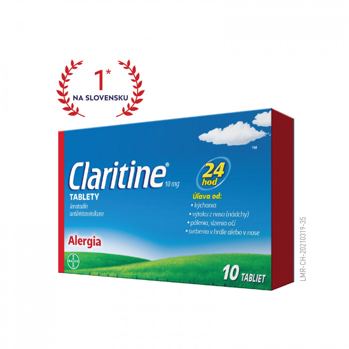 Claritine 10 mg, 10 tbl