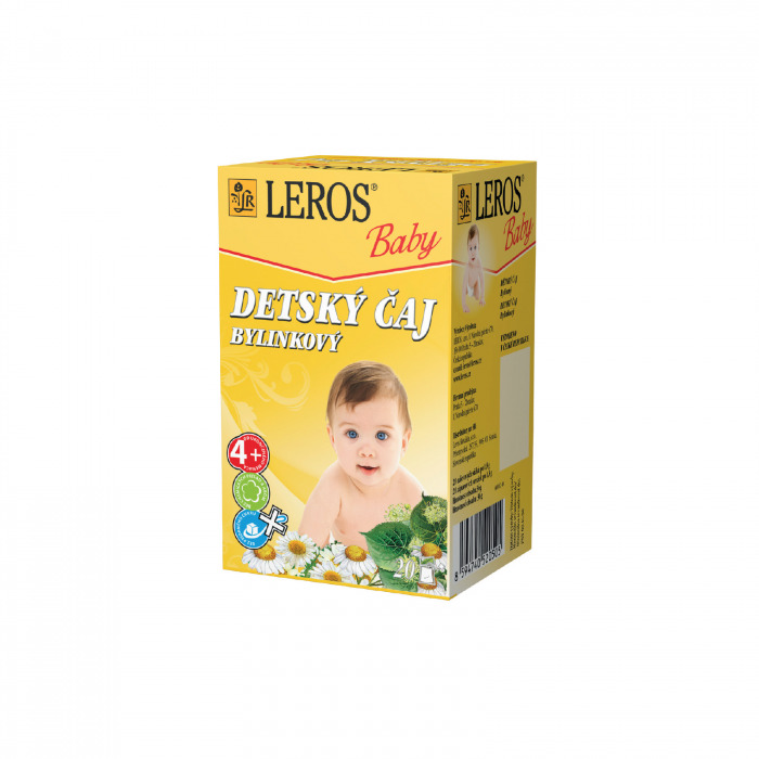 LEROS Baby Detský čaj bylinkový, záparové vrecká, 20 x 1,8 g