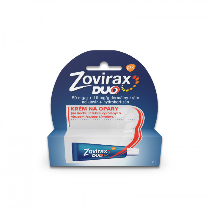 Zovirax Duo 50 mg/g + 10 mg/g dermálny krém