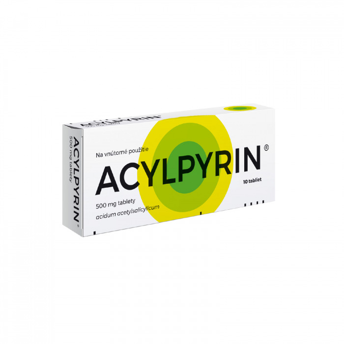 ACYLPYRIN®, 500 mg tablety, 10 tabliet