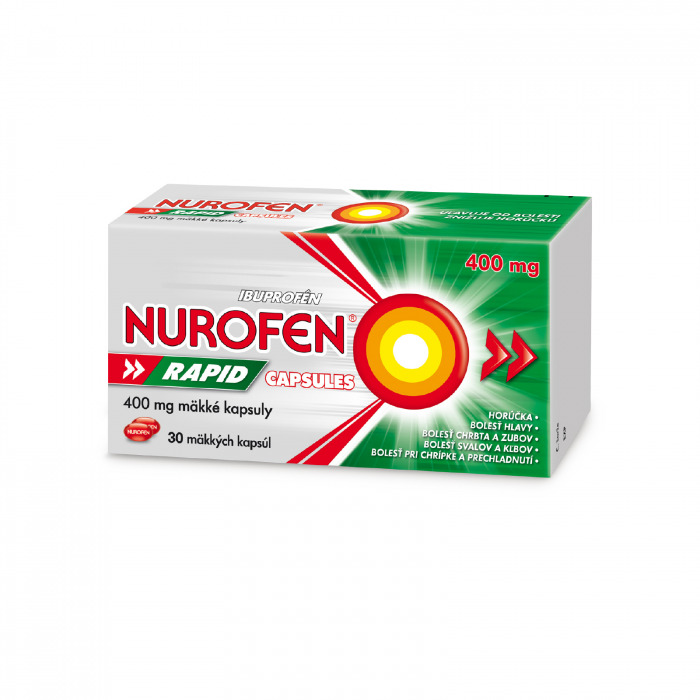 NUROFEN Rapid 400 mg Capsules, 30 cps