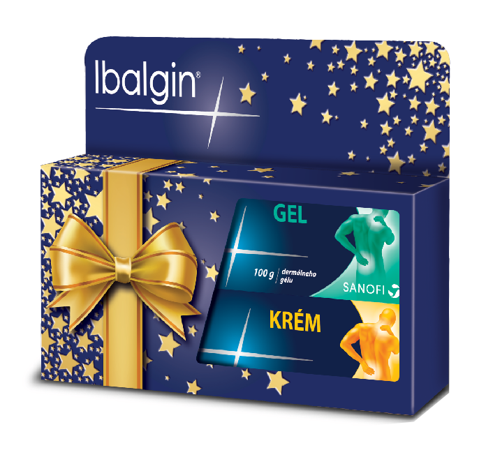 Ibalgin® krém 100 g, Ibalgin® gel 100 g + vianočný obal
