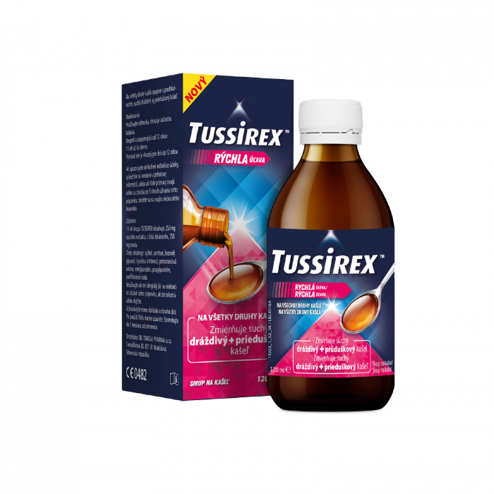 TUSSIREX sirup, 120 mll