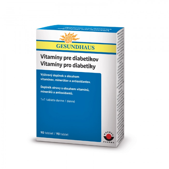 Vitamíny pre diabetikov, 90 tbl