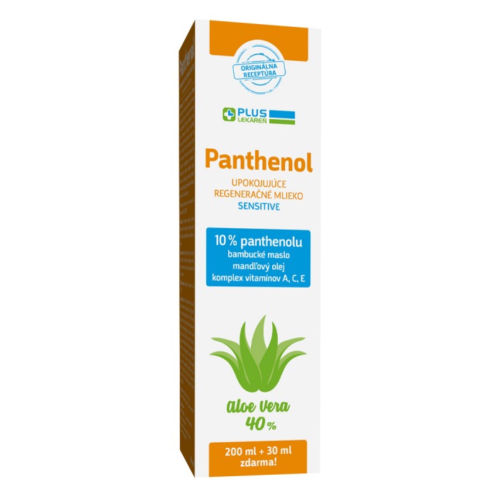 Panthenol 10 % mlieko, 230 ml
