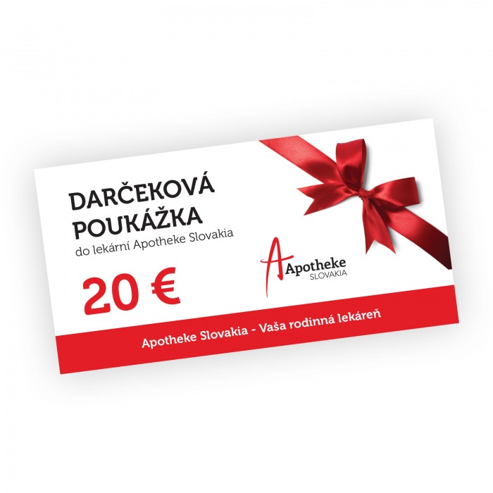Darčeková poukážka do lekární Apotheke - 20 €