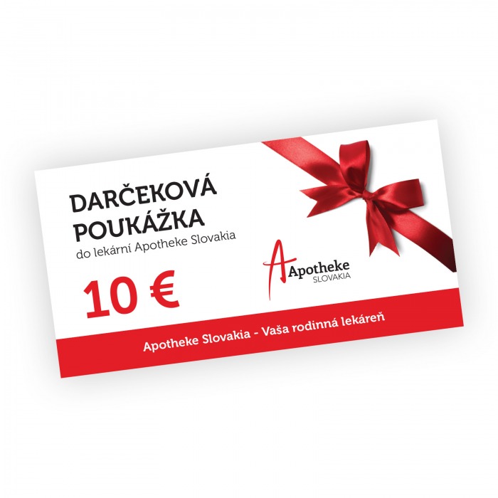 Darčeková poukážka do lekární Apotheke - 10 €
